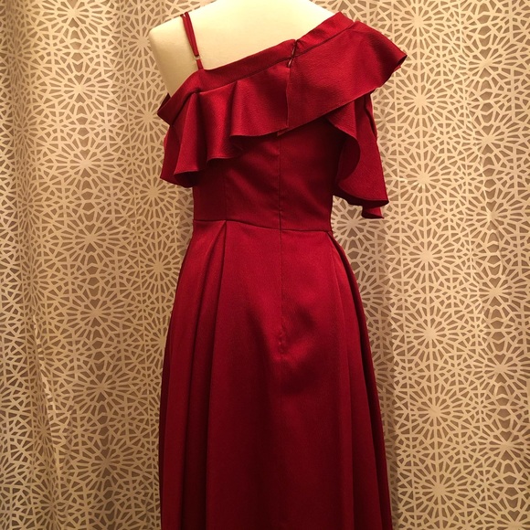 Slate & Willow Red Ruffle Size 4 Dress - Picture 8 of 11